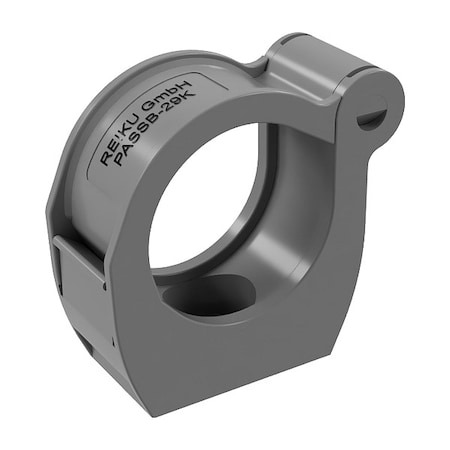 Gripping Clamp, 1.140in, Black, Polyamide 6 MPN:PASSB-29K