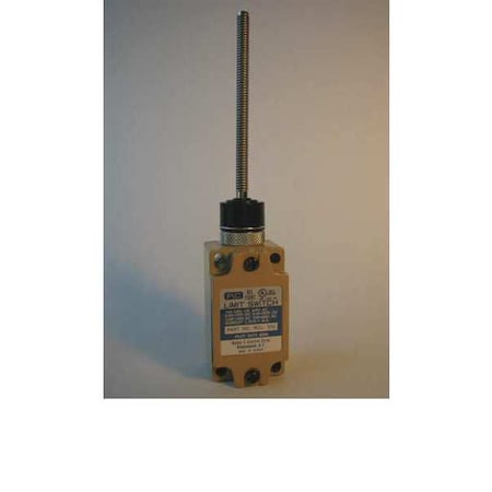 Limit Switch, Coil Spring, Wobble Stick, 1NC/1NO, 10A at 125V AC, Actuator Location: Top MPN:RCL-306