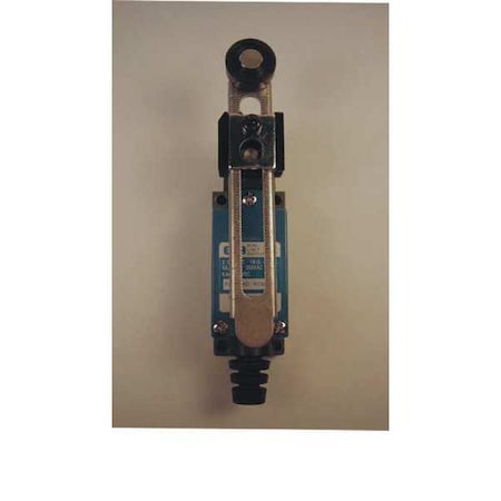 Limit Switch, Adjustable Lever, Rod, 1NC/1NO, 5A at 250V AC, Actuator Location: Side MPN:RCM-402