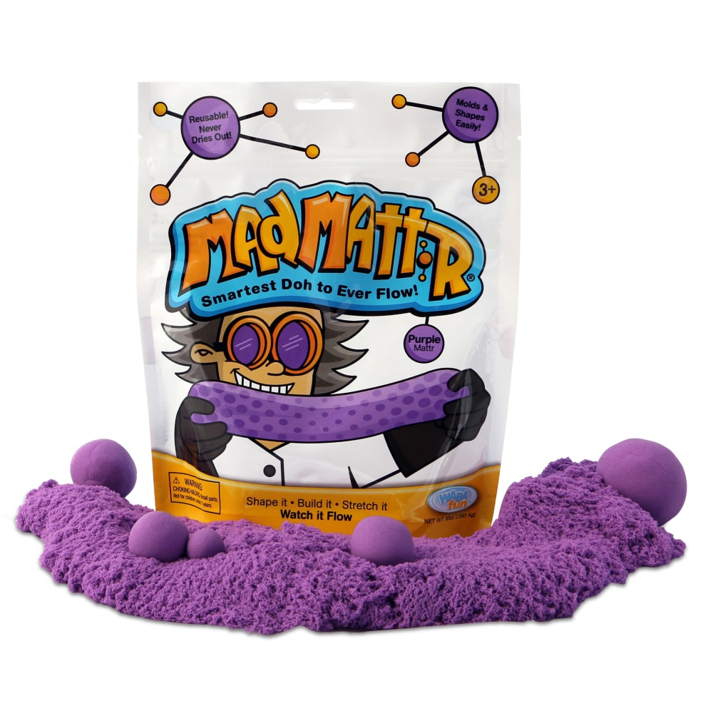 Relevant Play Mad Mattr Modeling Compound, 10 Oz., Purple MPN:WAB210500