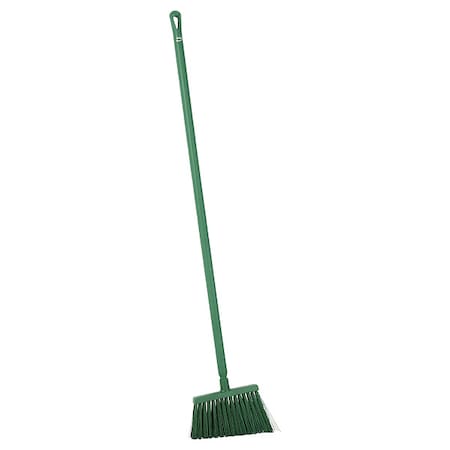 11 3/8 in Sweep Face Angle Broom, Stiff, Green MPN:29142/29602