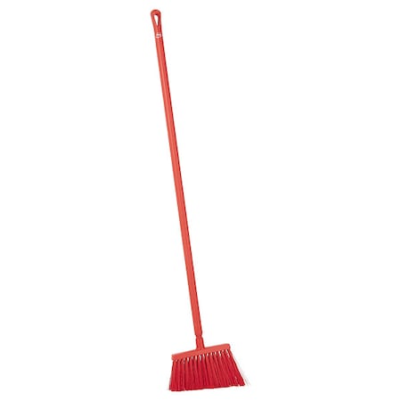 11 3/8 in Sweep Face Angle Broom, Stiff, Red MPN:29144/29604