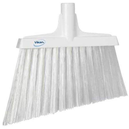 11 51/64 in Sweep Face Angle Broom, Stiff, Synthetic, White MPN:29145
