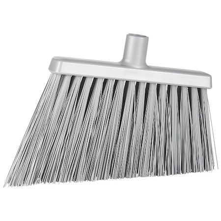 11 3/8 in Sweep Face Angle Broom, Stiff, Synthetic, Gray MPN:291488