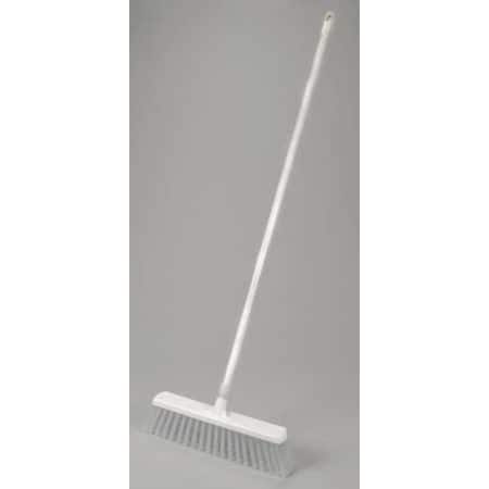 16 in Sweep Face Push Broom, Stiff, Synthetic, White MPN:29205/6053