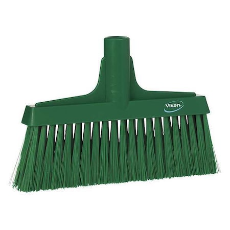 1 1/2 x 9 1/2 in Sweep Face Broom Head, Soft, Synthetic, Green MPN:31042
