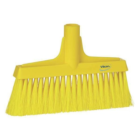 9 1/2 in Sweep Face Broom Head, Soft, Synthetic, Yellow MPN:31046