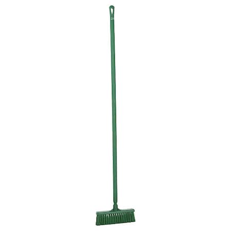 12 in Sweep Face Push Broom, Medium, Green MPN:31662/29622