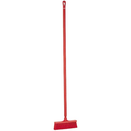 12 in Sweep Face Push Broom, Medium, Red MPN:31664/29624