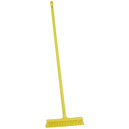 16 in Sweep Face Push Broom, Medium, Yellow MPN:31796/29626