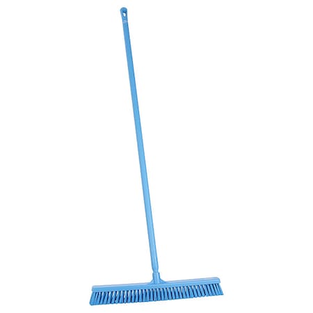 24 in Sweep Face Push Broom, Soft, Blue MPN:31993/29623