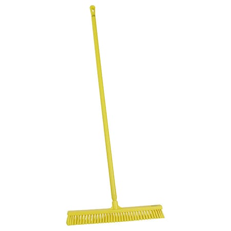 24 in Sweep Face Push Broom, Soft, Yellow MPN:31996/29626