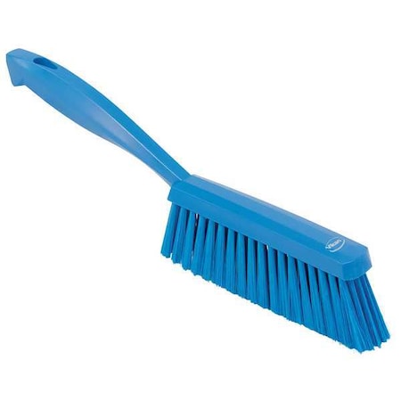 1 19/32 in W Bench Brush, Soft, 6 3/4 in L Handle, 7 in L Brush, Blue, Plastic, 13 in L Overall MPN:45873