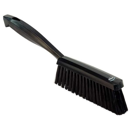 1 19/32 in W Bench Brush, Soft, 6 3/4 in L Handle, 7 in L Brush, Black, Plastic, 13 in L Overall MPN:45879