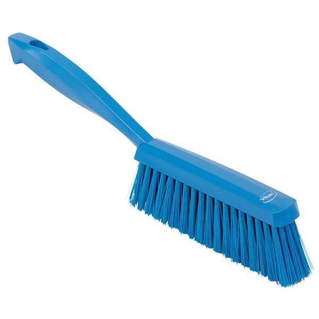 1 19/32 in W Bench Brush, Medium, 6 1/2 in L Handle, 6 1/2 in L Brush, Blue, Plastic MPN:45893