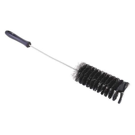 2 3/8 in W Tube and Valve Brush, Medium, 13 1/2 in L Handle, 6 in L Brush, Black MPN:53709