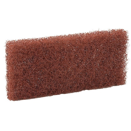 10 in L Cleaning Pad, Pad End, Brown, PK10 MPN:5523-10PK