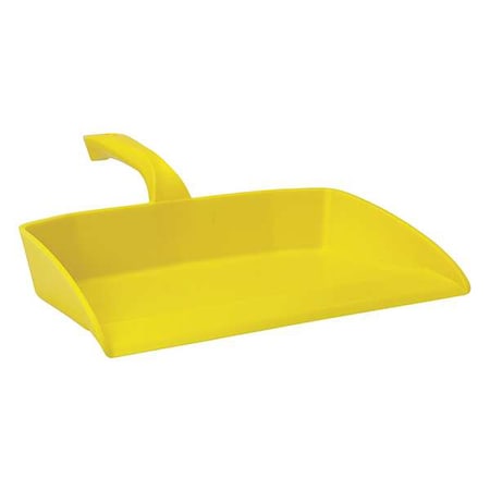 Hand Held Dust Pan, Yellow, Polypropylene MPN:56606