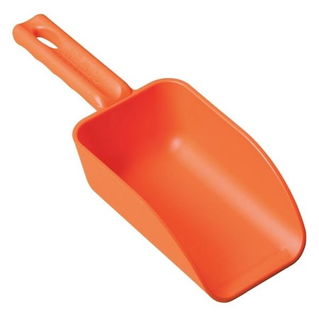 Mini Hand Scoop, 16 oz., Orange, Poly MPN:63007