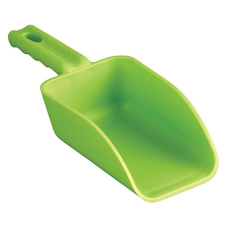 Mini Hand Scoop, Capacity 16 oz., Lime Gr MPN:630077