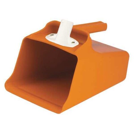 Mega Scoop, Polypropylene, Orange, 128 oz. MPN:65527