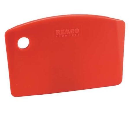 Mini Bench Scraper, 5-1/2 x 3-1/2 in, Red MPN:69594