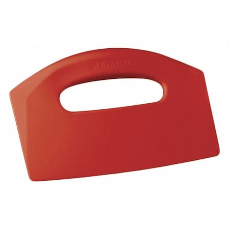 Bench Scraper, Poly, Red, 8 1/2 x 5 In MPN:69604