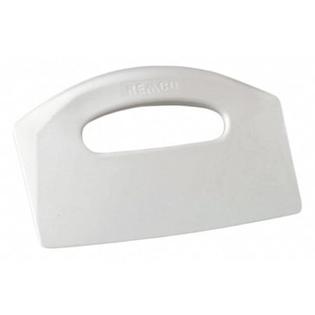 Bench Scraper, Poly, White, 8 1/2 x 5 In MPN:69605