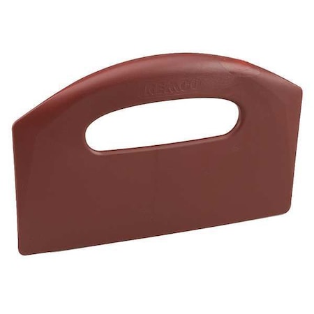 Bench Scraper, Poly, 8-1/2 x 5 In, MD Red MPN:6960MD4