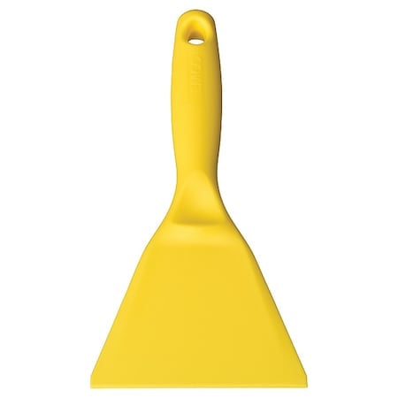 Large Hand Scraper, Yellow, 4x9-3/4 In. MPN:69626