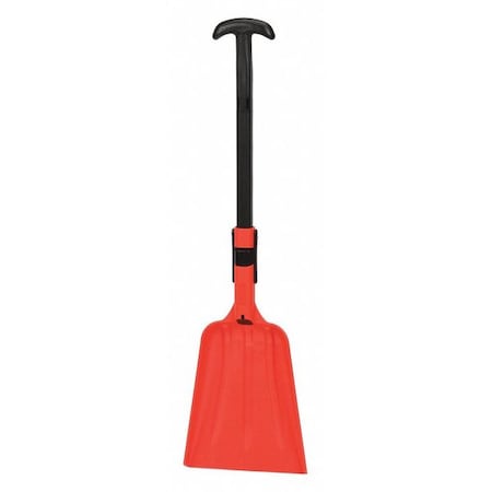 No. 3 Industrial Square Point Shovel, Plastic Blade, 36 in L, Black ABS Plastic Handle MPN:6880EB
