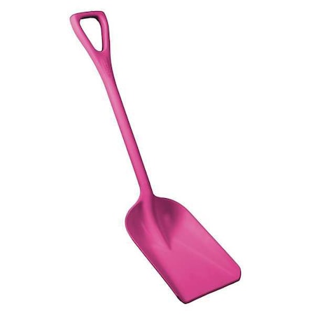 Hygienic Square Point Shovel, Polypropylene Blade, 23 1/2 in L, Pink MPN:69811