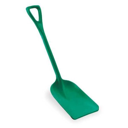 Hygienic Square Point Shovel, Polypropylene Blade, 23 1/2 in L, Green MPN:69812