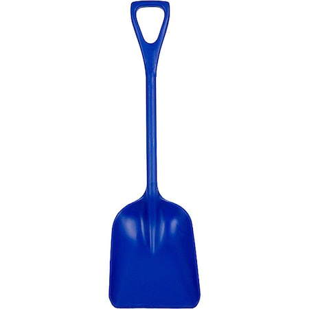Hygienic Square Point Shovel, Polypropylene Blade, 23 1/2 in L, Blue MPN:69813