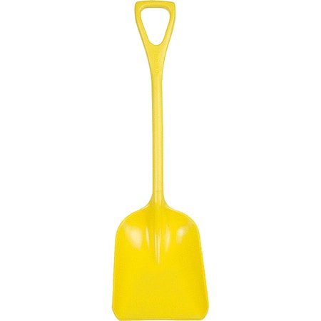 Hygienic Square Point Shovel, Polypropylene Blade, 23 1/2 in L, Yellow MPN:69816