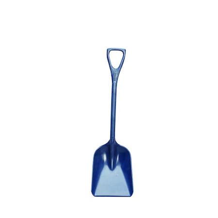 Hygienic Square Point Shovel, Polypropylene Blade, 37-1/2 in L, Blue MPN:6981MD3