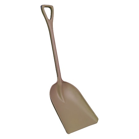 Hygienic Shovel, Polypropylene Blade, Brown Polypropylene Handle MPN:698266