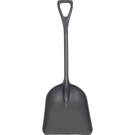 No. 4 Industrial Square Point Shovel, Plastic Blade, 28 in L, Gray Polypropylene Handle MPN:6982RG