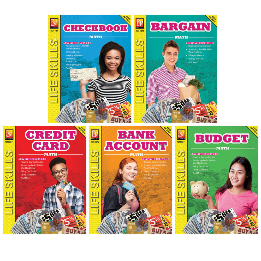 Remedia Publications Life Skills Math Series, Grades 6-12 MPN:REM5245