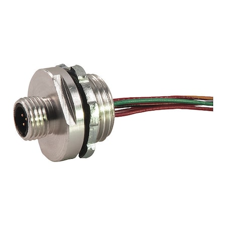 Receptacle Dual Key, M, 3 Pole, 1/2