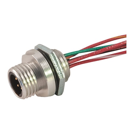 Receptacle, Dual Key, M, 3 Pole, 1, 1/4