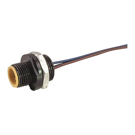 Recptacl, Sngle Key, M, 4 P, 1 ft., 1/2