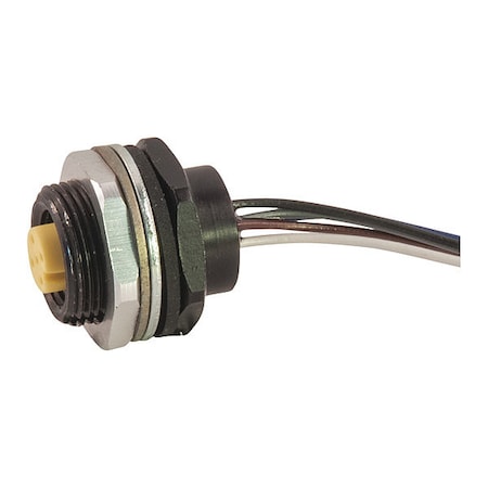 Recptacl, Sngle Key, F, 5 P, 1 ft., Bk Pnl Mt MPN:305W0010N