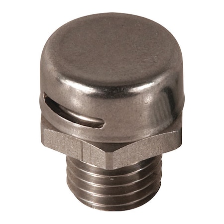 Vent Plug M12 Thread, SS MPN:RVP15-M12-SS