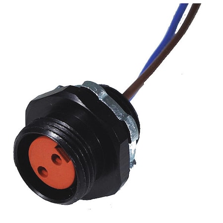 Receptacle, Mini, Hi-Temp Sil, F, 2 P, 1 ft. MPN:102Q0010MHT