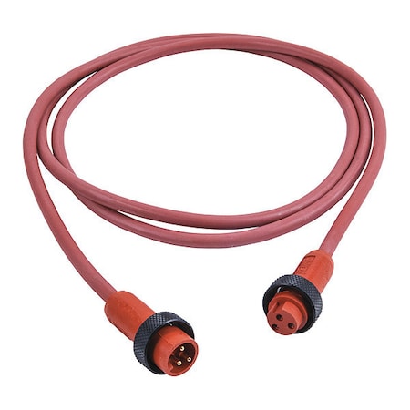 Cordset, Mini, Hi-Temp Sil, M/F, 3 P, 20 ft. MPN:103G0200AHT