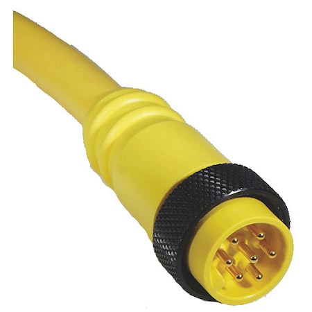 Cordset, Mini, PVC, Male, 7 Pole, 3 ft. MPN:107B0030AP