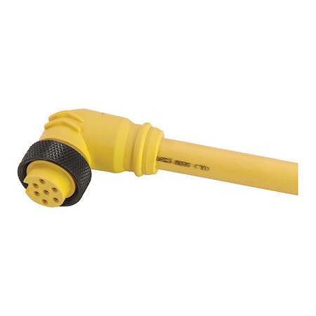 Cordset, Mini, PVC, Female, 8 Pole, 20 ft. MPN:108C0200AP