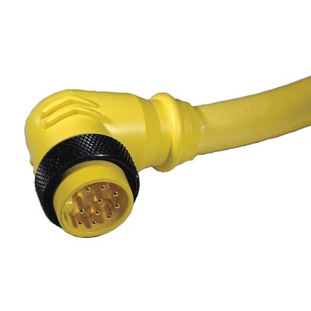 Cordset, Mini, PVC, Male, 9 Pole, 6 ft. MPN:109D0060AP
