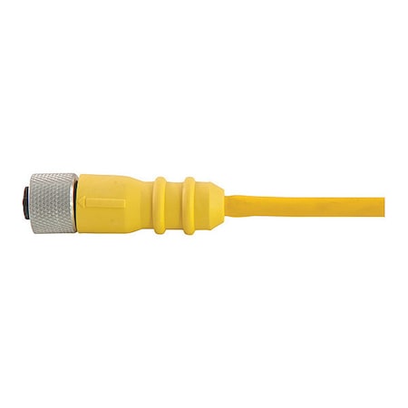 Cordset, D Key, PUR, Female, 2 Pole, 20 ft. MPN:402A0200K